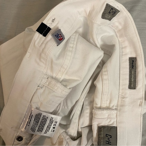 Citizen of Humanity Phoebe Slim Straight Crop Jeans Size 26 - Picture 4 of 8